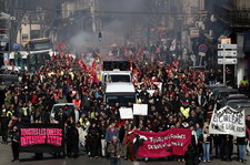 Manifestacje na ulicach Francji 
