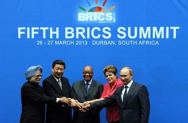 Manmohan Singh, Xi Jinping, Jacob Zuma, Dilma Rousseff i Władimir Putin /AFP