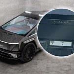 Mansory Cybertruck z najdroższą tablicą świata. "P7" kosztowała 15 milionów