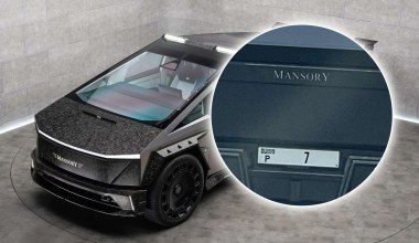Mansory Cybertruck z najdroższą tablicą świata. "P7" kosztowała 15 milionów