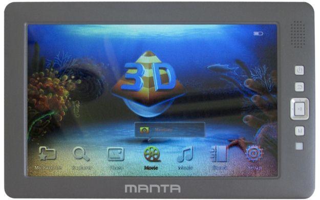 Manta 3D Multimedia Player - zdjęcie /Informacja prasowa