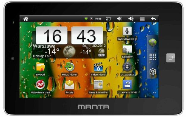 Manta EasyTab 2 - zdjęcie tabletu /Informacja prasowa
