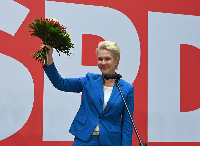 Manuela Schwesig (SPD), premier Meklemburgii-Pomorza Przedniego /AFP