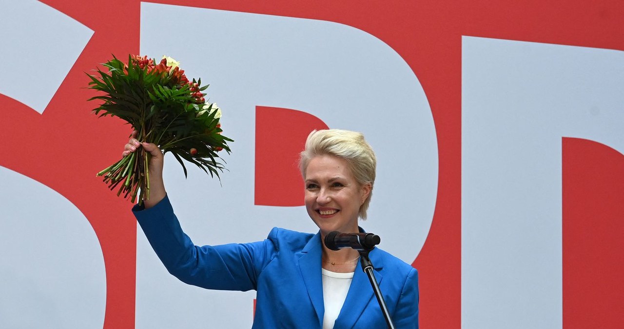 Manuela Schwesig (SPD), premier Meklemburgii-Pomorza Przedniego /AFP