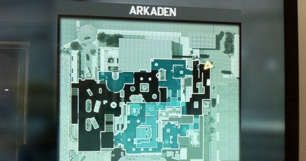 Mapa Arkaden /CDA