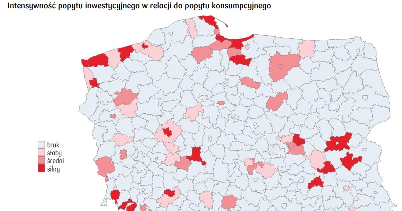 Mapa atrakcyjności nieruchomości w Polsce /PKO Bank Polski S.A.