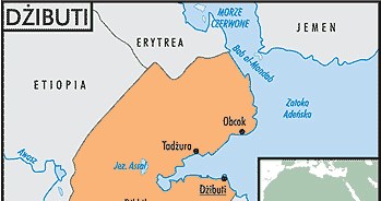 Mapa Dżibuti /Encyklopedia Internautica