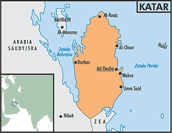 Mapa Kataru /Encyklopedia Internautica