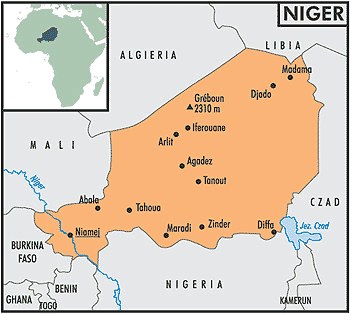 Mapa Nigru /Encyklopedia Internautica