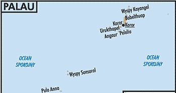 Mapa Palau /Encyklopedia Internautica