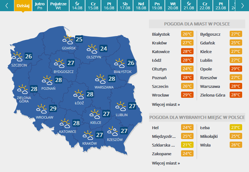 interia pogoda zamość Interia Pogoda Zamość