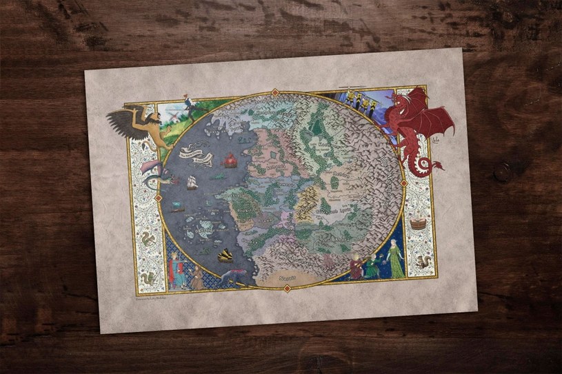 Mapa Północnych Królestw / fot. reddit.com /materiały źródłowe