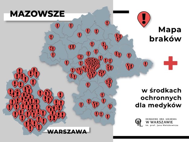 Mapa przygotowana przez OIL /materiały prasowe /