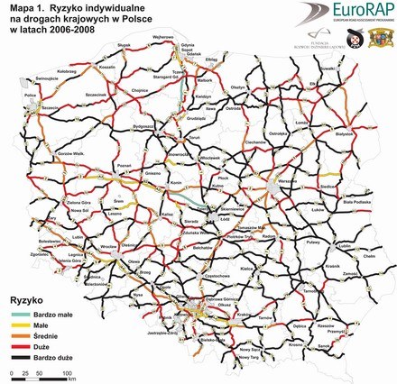 Mapa ryzyka. Kliknij, by powiększyć /Informacja prasowa