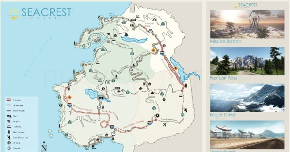 Mapa Seacrest County /Informacja prasowa