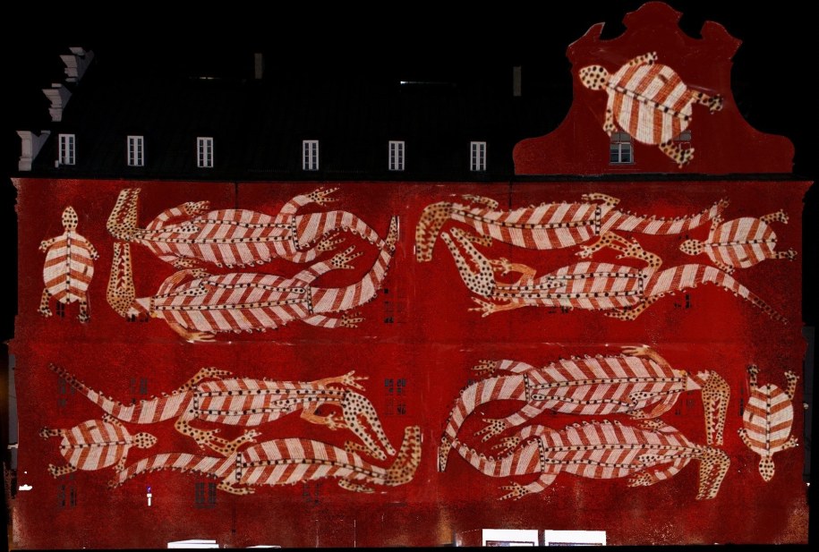 Mapping poświęcony badaczowi i odkrywcy /Uniwersytet Artystyczny im. Magdaleny Abakanowicz w Poznaniu /Materiały prasowe