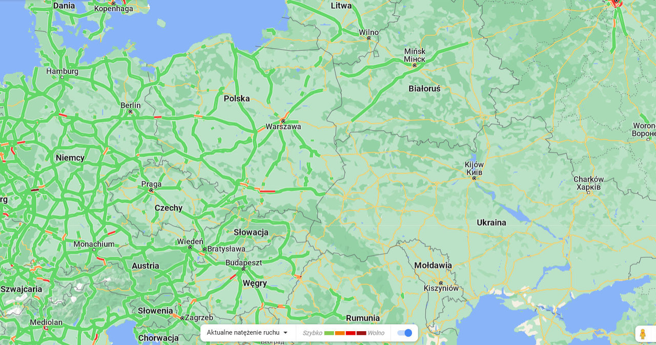 Mapy Google bez natężenia ruchu na Ukrainie, by utrudnić działanie rosyjskiej armii /materiały prasowe
