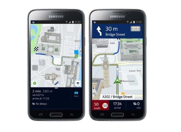 Mapy HERE firmy Nokia w wersji także dla smartfonów Samsunga /materiały prasowe