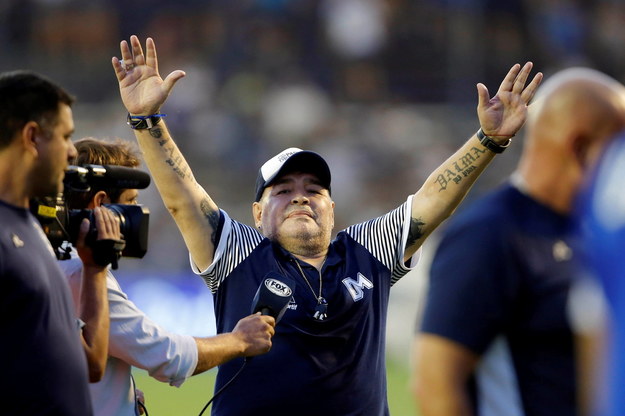 Maradona w lutym 2020 roku /Demian Alday Estevez /PAP/EPA