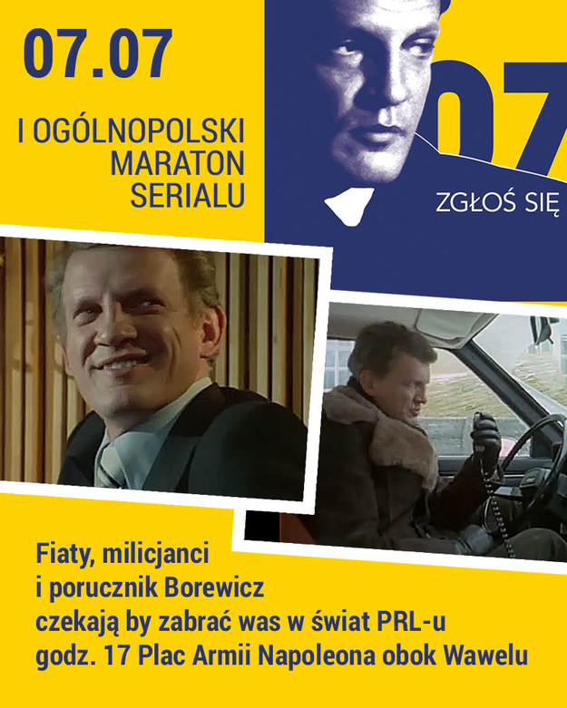 Maraton serialu 07 zgłoś się /Grafika RMF FM