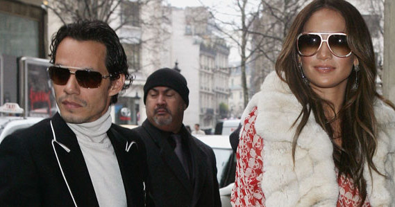 Marc Anthony i J.Lo w gustownym futerku, fot. Pascal Le Segretain &nbsp; /Getty Images/Flash Press Media