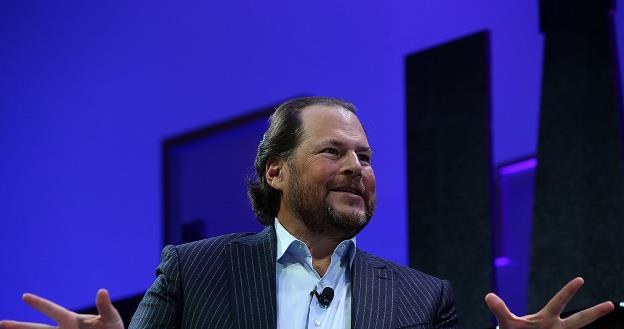 Marc Benioff, prezes Salesforce i właściciel tygodnika "Time" /AFP