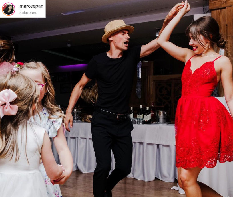 Marcelina Ziętek i Piotr Żyła bawili się na weselu w Zakopanem /marceepan / Instagram /materiały prasowe