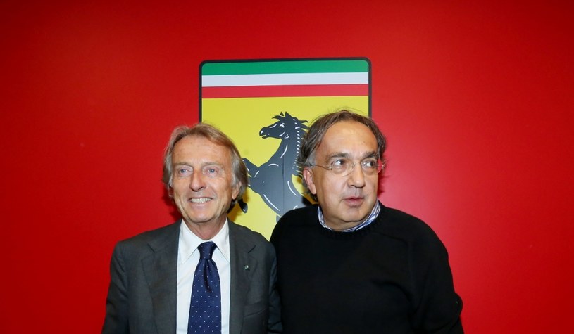 Marchionne (z prawej) zastąpi Montezemolo (z lewej) /AFP