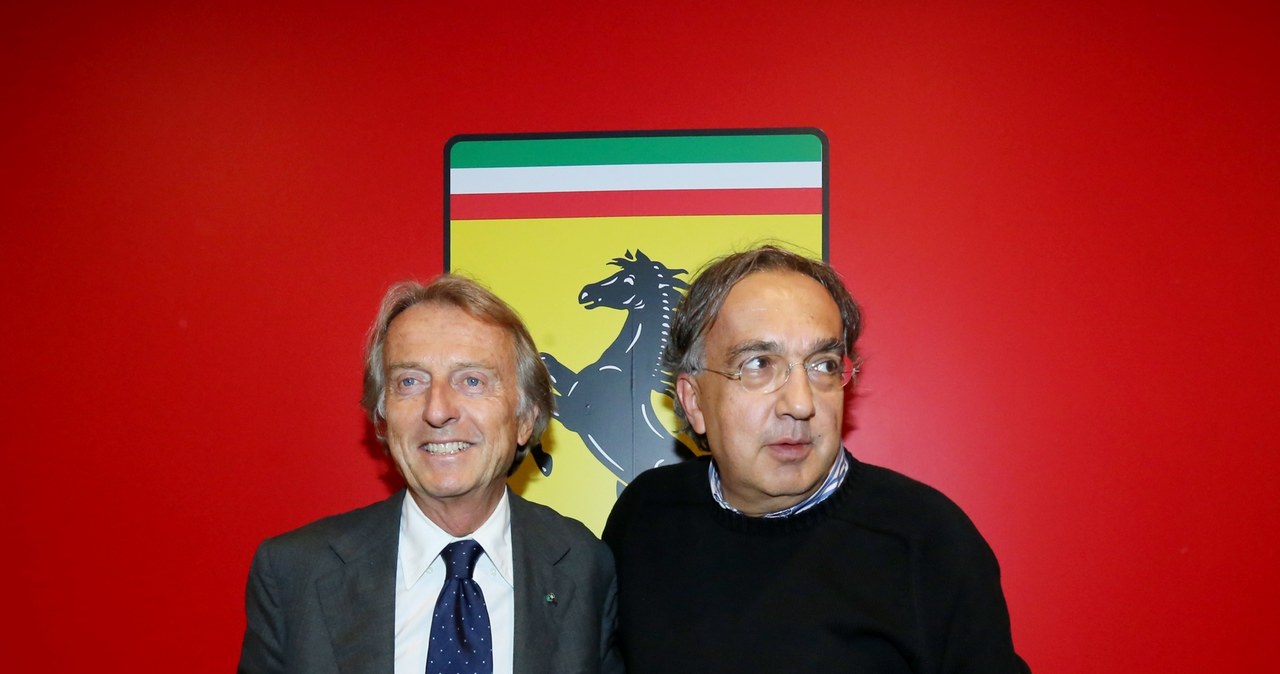 Marchionne (z prawej) zastąpi Montezemolo (z lewej) /AFP