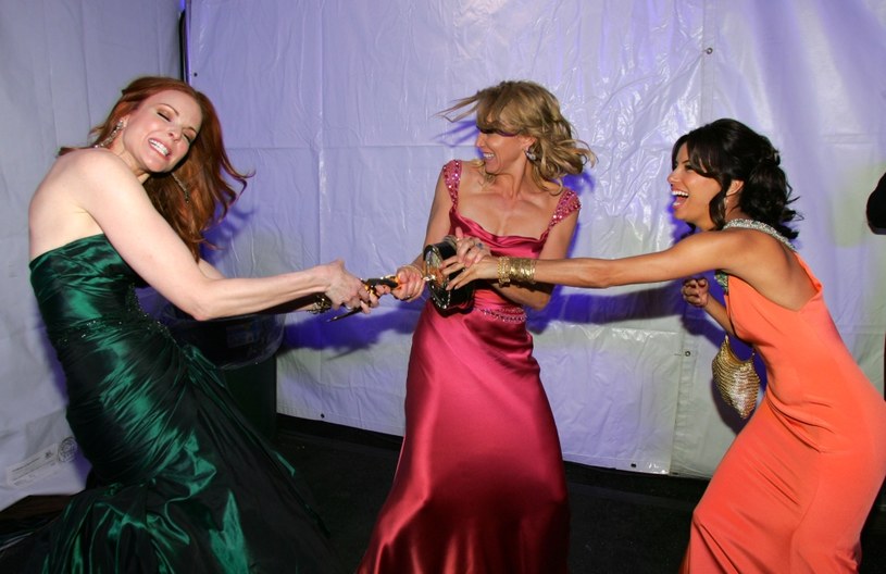 Marcia Cross, Felicity Huffman i Eva Longoria wyrywają sobie nagrodę? Gwiazdy "Gotowych na wszystko" słyną z poczucia humoru /Getty Images
