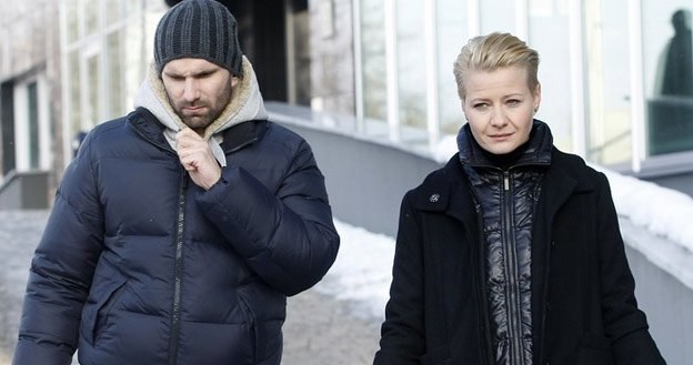 Marcin Bosak i Małgorzata Kożuchowska na planie "Nowej" /AKPA