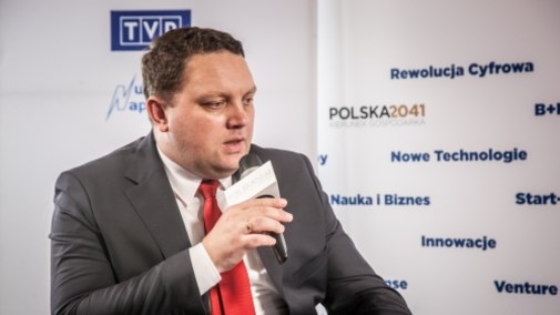 Marcin Chludziński, prezes Agencji Rozwoju Przemysłu w studiu Interii