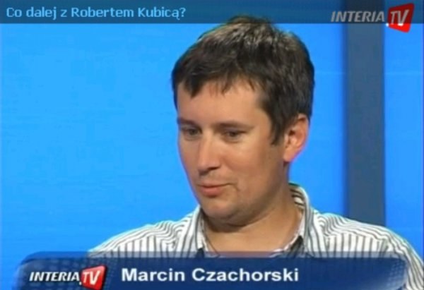 Marcin Czachorski w studiu INTERIA.TV /INTERIA.PL