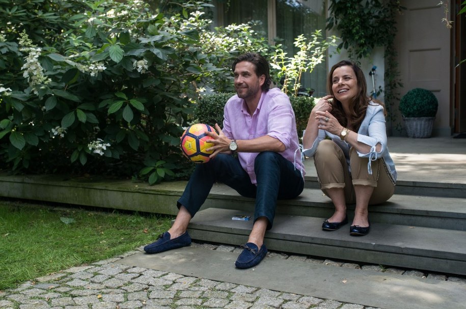 Marcin Dorociński i Agata Kulesza na planie /Robert Jaworski / Kino Świat /