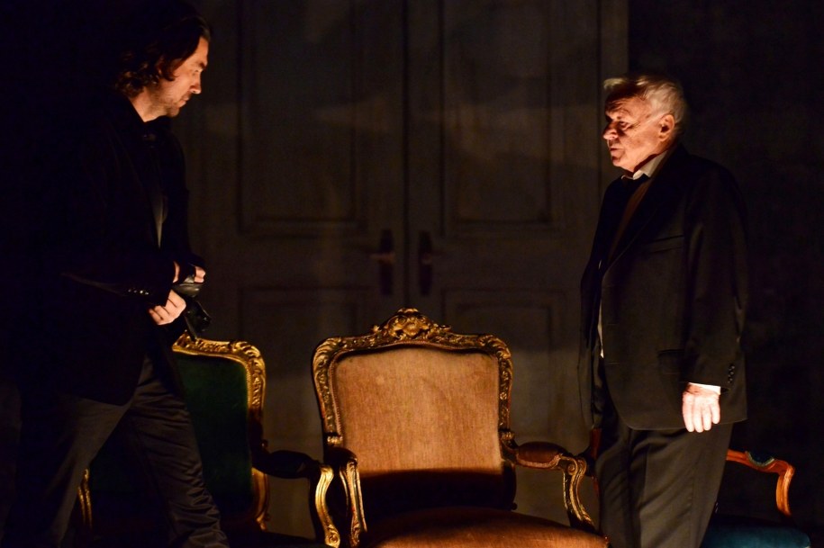 Marcin Dorociński i Marian Opania / 	Jakub Kamiński    /PAP