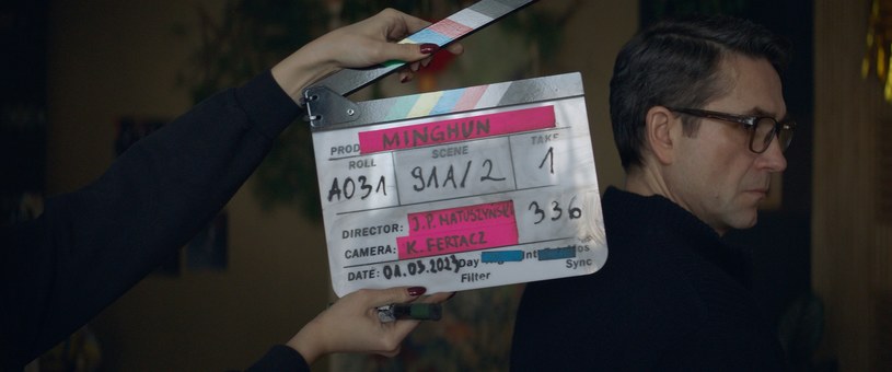 Marcin Dorociński na planie filmu "Minghun" /@Wonder Films /materiały prasowe