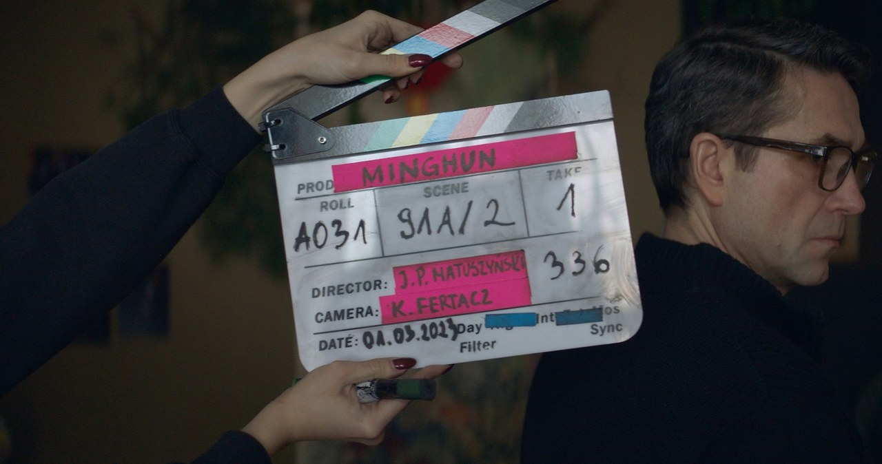 Marcin Dorociński na planie filmu "Minghun" /@Wonder Films /materiały prasowe