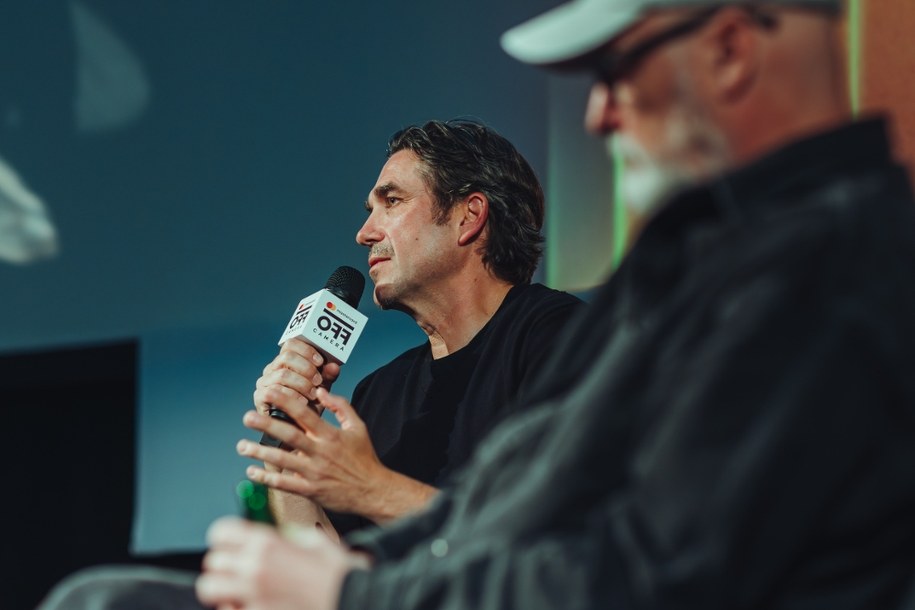 Marcin Dorociński podczas trwającego w Krakowie festiwalu Mastercard Off Camera /fot. Robert Słuszniak /