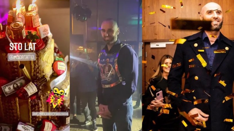 Marcin Gortat na imprezie urodzinowej z okazji 38. urodzin / Instagram /Instagram