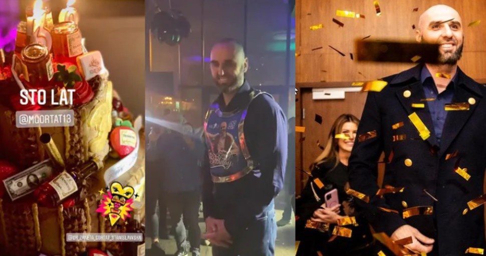 Marcin Gortat na imprezie urodzinowej z okazji 38. urodzin / Instagram /Instagram