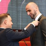 Marcin Gortat odznaczony przez prezydenta Dudę. "Niesamowity moment"