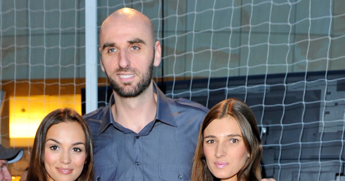 Marcin Gortat, Paulina Krupińska, Kamila Szczawińska /AKPA