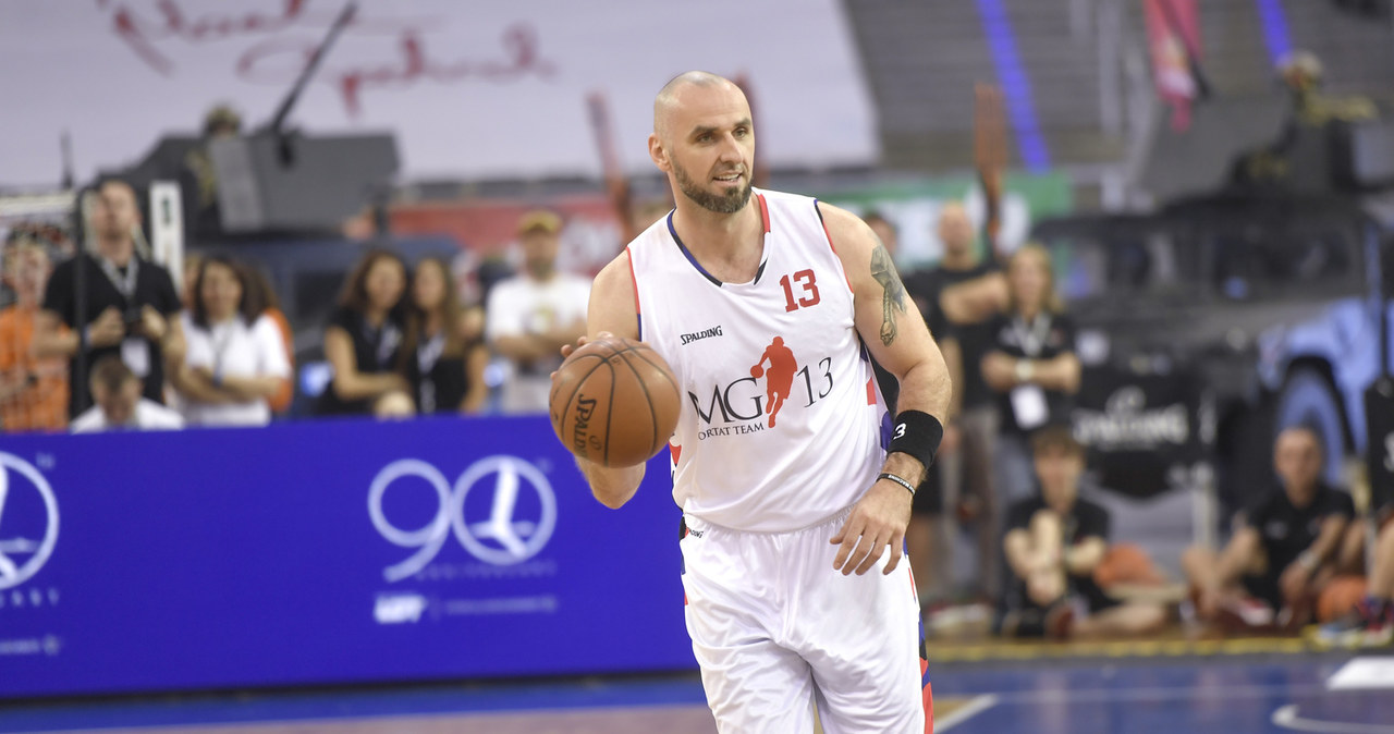 Marcin Gortat podczas meczu /Piętka Mieszko /AKPA