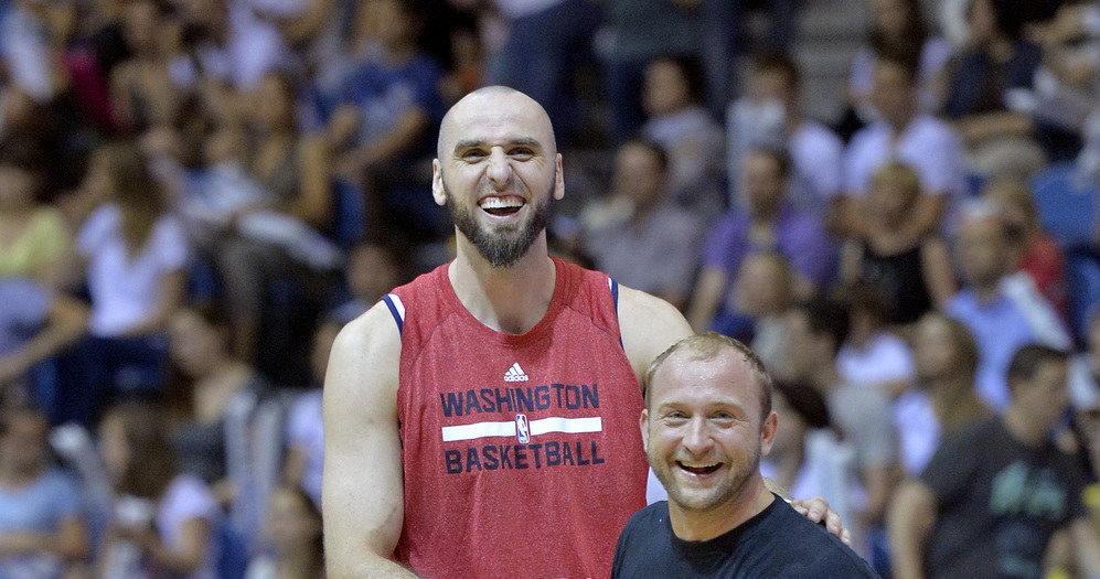 Marcin Gortat to wyjątkowo sympatyczny człowiek /Mieszko Pietka /AKPA