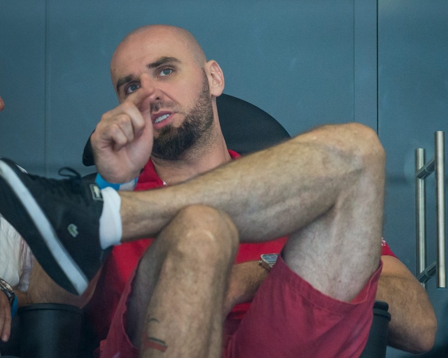 Marcin Gortat w Toruniu /Tytus Żmijewski /PAP