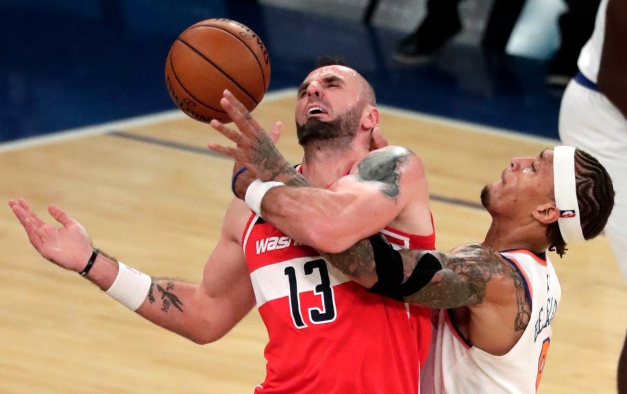 Marcin Gortat, Washington Wizards /JASON SZENES    /PAP/EPA