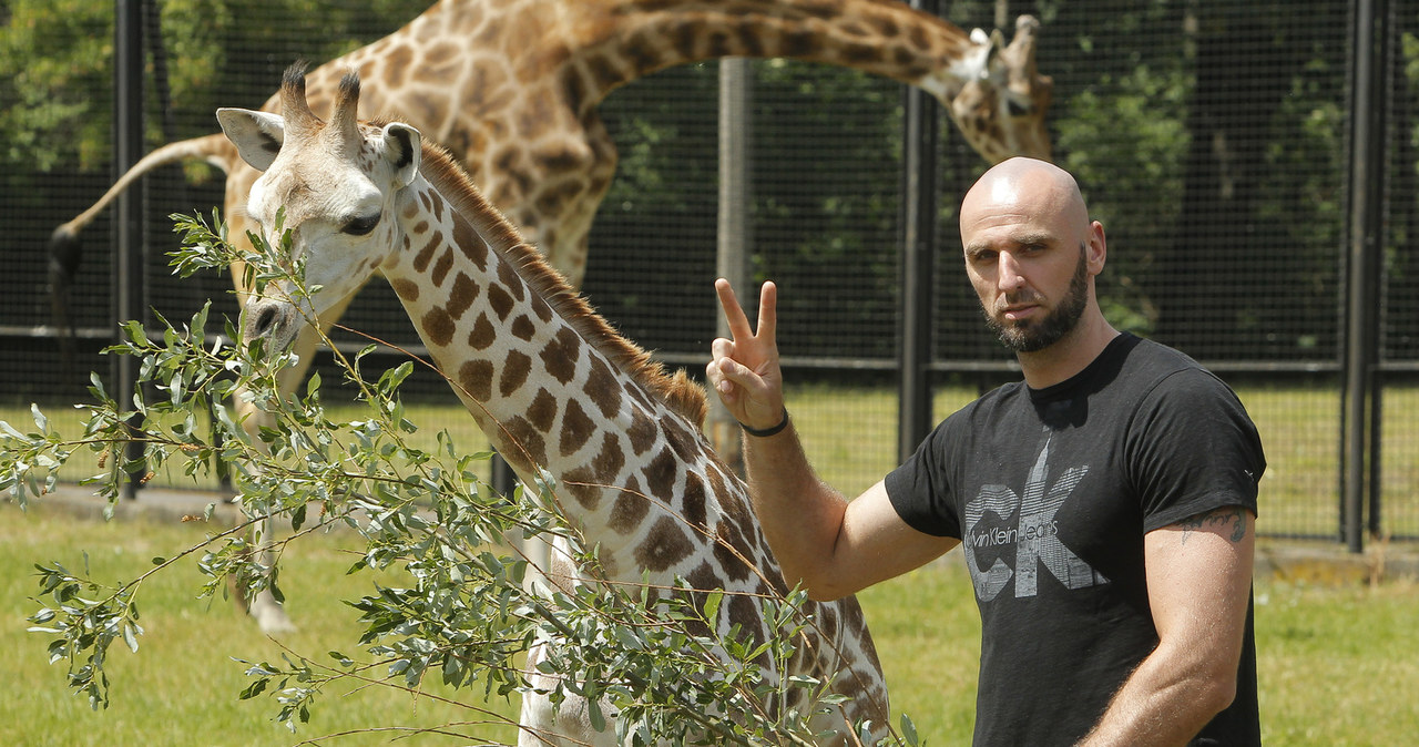 Marcin Gortat z Gortatem /Krzemiński /AKPA