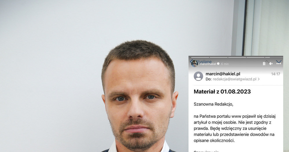 Marcin Hakiel odniósł się do kulis rzekomego rozstania z Dominiką /Akpa, www.instagram.com/marcinhakiel /