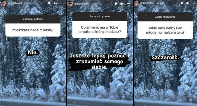 Marcin Hakiel odpowiada na pytania fanów https://www.instagram.com/marcinhakiel/ /Instagram