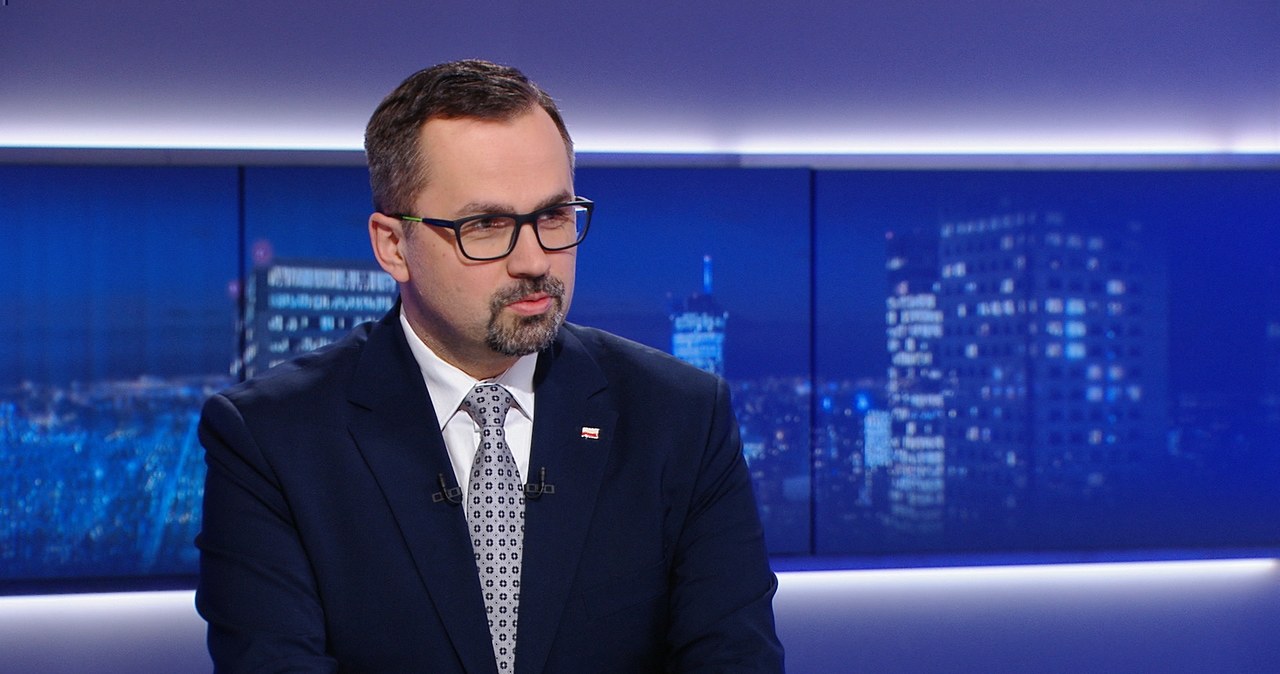 Marcin Horała jest przekonany, że CPK powstanie mimo niepewności związanej ze zmianą rządu /Polsat News